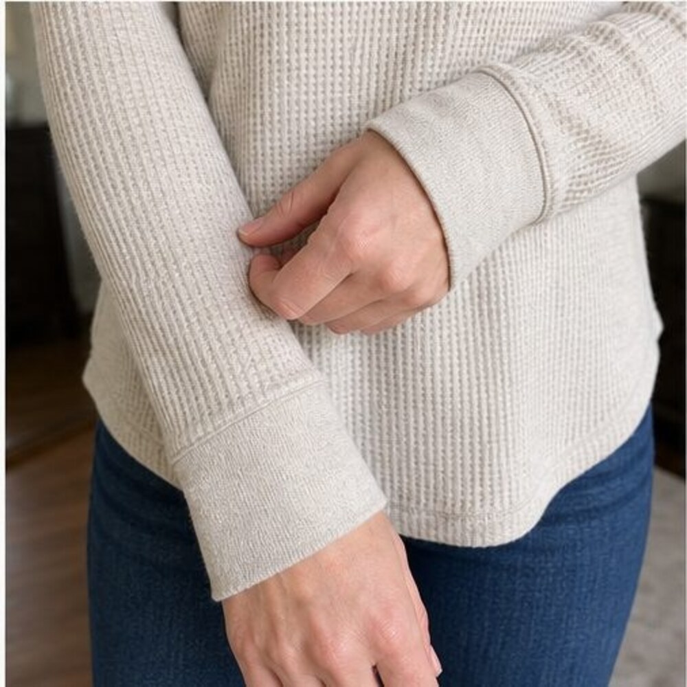 Gray Button Blouse - Picture 5 of 6